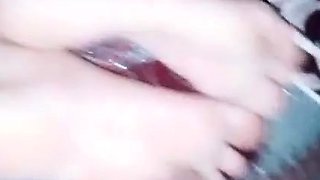 Arab Girl's Hot Milk and Feet Webcam Show