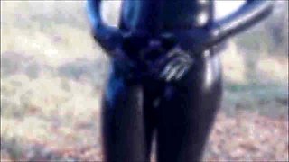 Beautiful fetish anus actions with latex and bdsm