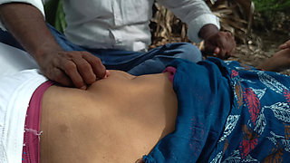 Outdoor fucking with divorced aunty