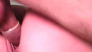 Fucking Stepmom in the Kitchen While Cuckold Husband Is in the Bedroom