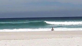 Girlfriend Sucking My Dick on a Deserted Beach