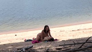 Olivia Ryder Blonde Blowjob Brunette Car Handjob
