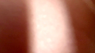 Married tanned hot blonde showing off and fingering her ass