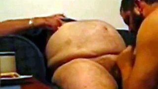 Fat Gay Daddy in Amateur Video