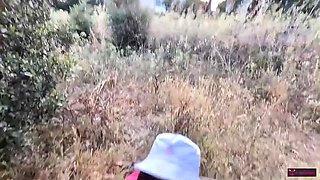 Amateur REDHEAD MILF Roleplay with Stranger Outdoor Blowjob and Cumshot Compilation