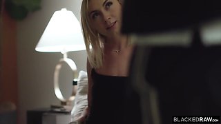 Chloe Temple And Slim Poke In Tiny Tight Blonde Films Herself Taking A Monster Bbc 12 Min