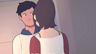 Bold girl gives head during her first encounter in the town exposé