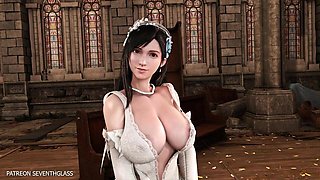 Final Fantasy Vii Tifa Birthday Ssr by Seventhglass Animation with Sound 3D Hentai Porn