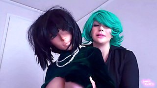 Fubuki and Tatsumaki engage in a wild threesome in this fun nymph collaboration - jummy Darling