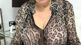 Big Boobed Blonde Masturbates With A Dildo In The Bathroom