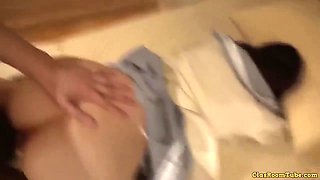 Japanese Schoolgirl Had To Please Daddy With Pussy Fuck