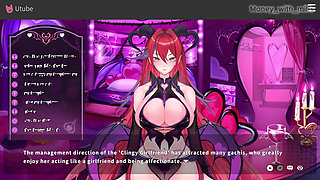 He Rubs My Cock with His Clit on the Bed // Vlover Game #5 All Scenes