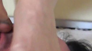 Foot Gagging - Foot Licking!