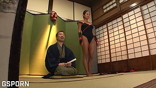 Big Tits Japanese Ninja Girl Who Like Hot Sex Is Fucked in Her Wt Pussy
