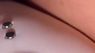 Young Woman with a Creamy Pussy