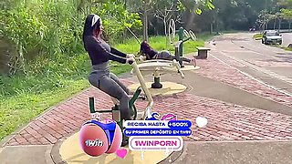 Brazzers yoga, Colombian mummy rocks workout - Jenifer Play, greatest porno HD!