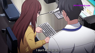 From Shy to Soaked: Rough Desk Pound for My Coworker - Anime Hentai, ENG Sub