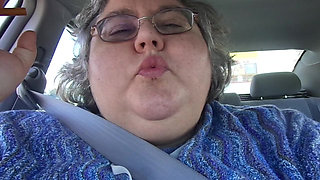 Nurse Vicki SSBBW Smoking in the Car