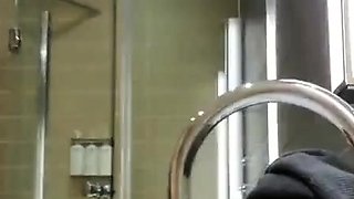 Dani Daniels masturbating in toilet