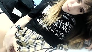 Emo Teen Becka Solo Webcam Masturbation Porn