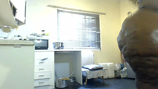 Fat Ass BBW Stripteasing