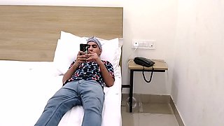 The static camera captures all the teasing and banging