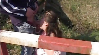 German amateur 90s outdoor porn video with hot cock-hungry sluts Vol 2