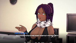 Dream Corruption V.1 Yoruichi - Love Scene (handjob & Facial)