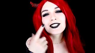 Asmr russian demon: Redhead, Public  Cosplay Porn