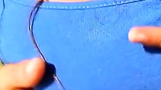 Amateur Latina Brunette Cameltoe Outdoors