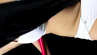 Hot amateur Asian GF toys sucks and fucks