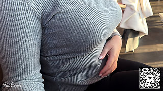 Fast Food is nice! A cock is better! - Risky Blowjob in the Restaurant!