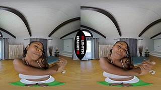 Ripped Yoga Tights - Hot Fitness Babe - RealHotVR