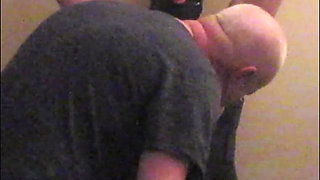 Tied to Wall and Fucked by Fuck Machine with Added Facefuck Scene