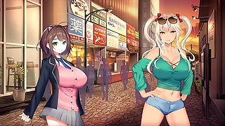 Anime lovers explore intense ass action in this eroge adventure