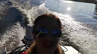 I Flash My Sexy Body on the Boat Ride with My Friends
