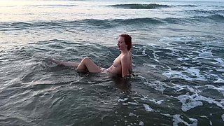 Naked Masturbation on the Sea!