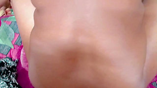 Stepmom clean the bed in the time fucked stepson of doggy staile on bed.