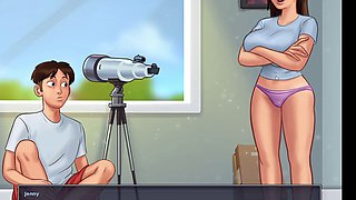 Sizzling desi aunty makes an appearance in Summertime Saga