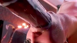 Robaatoo Speerph Hot Big-booty Babe Gets Intense Deep Throat and Pounded Hard by Massive Fucking Machine