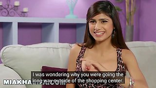 Mia Khalifa - casting with english subtitles