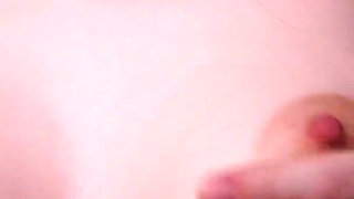 Full - Homemade Nipple Shaking Orgasm From Petite Brunette