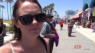 Go to the beach with Ashley Stone leading the way! by ATK Girlfriends: Amateur, Babe  Brunette Porn