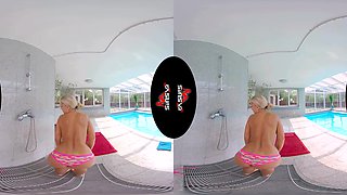 Lola Myluv - By The Pool; Solo Blonde In A Bikini