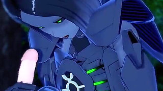 Necron Anime Girl BJ - Warhammer 40K Hentai