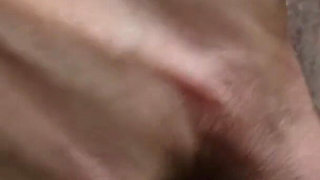 Solo masturbation outdoors in bathrobe and golden shower close up