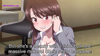 Loud Moans from the Other Side of the Wall: After Work, Passion with the Boss Becomes Unstoppable(Hentai)