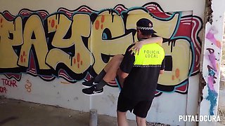 PutaLocura - Perverted police officer fucks sexy young Spanish woman Paola Hard very hard