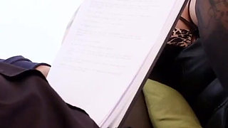 German Big Ass Inked MILF Mia Blow Seduce Nerd Guy to Fuck