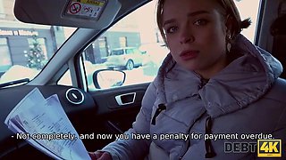 Debt4k. blonde coquette wants to buy fresh shoes so why sells vagina